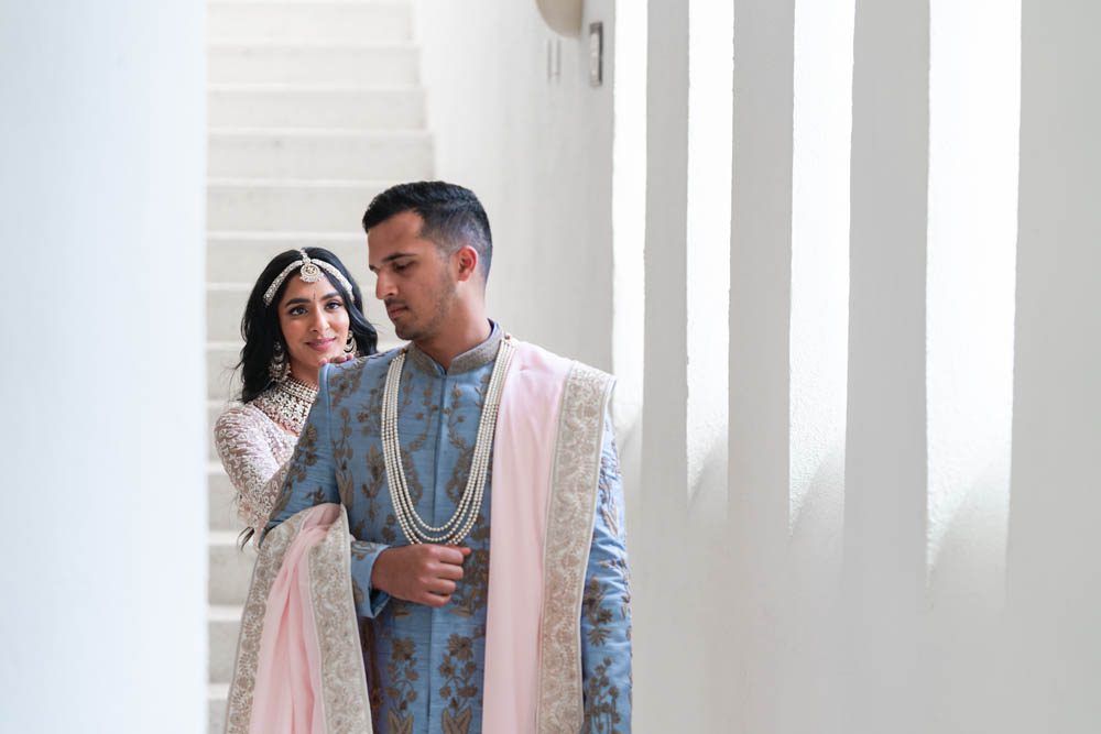 Indian Wedding First Look Grand Velas Riviera Maya 5
