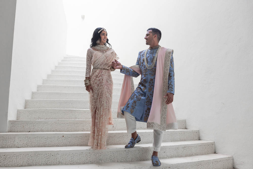 Indian Wedding First Look Grand Velas Riviera Maya 8