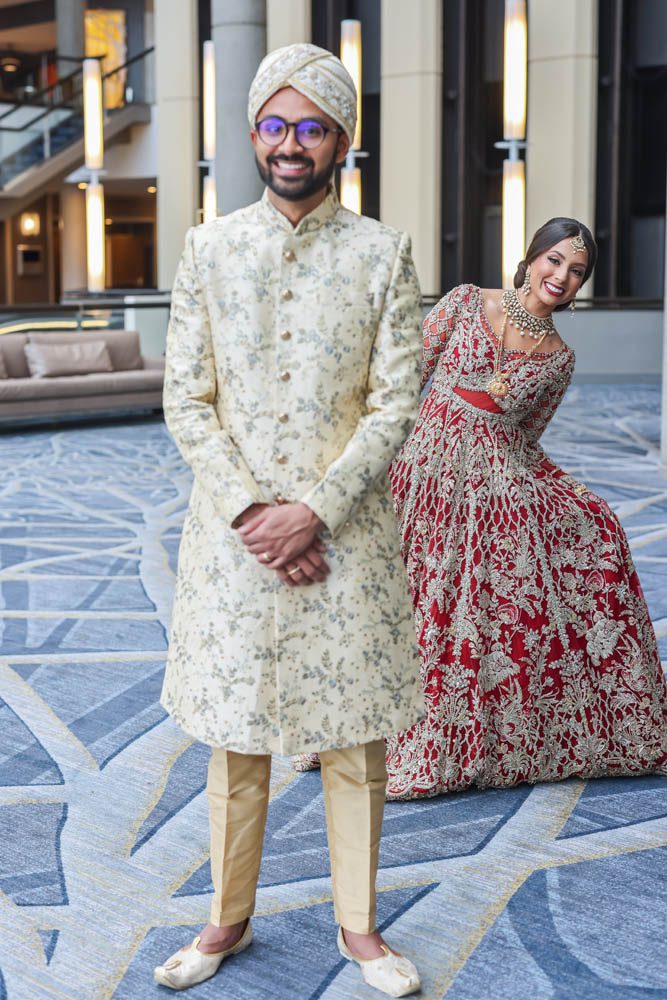 Indian Wedding First Look Hyatt Regency Baltimore Inner Harbor4