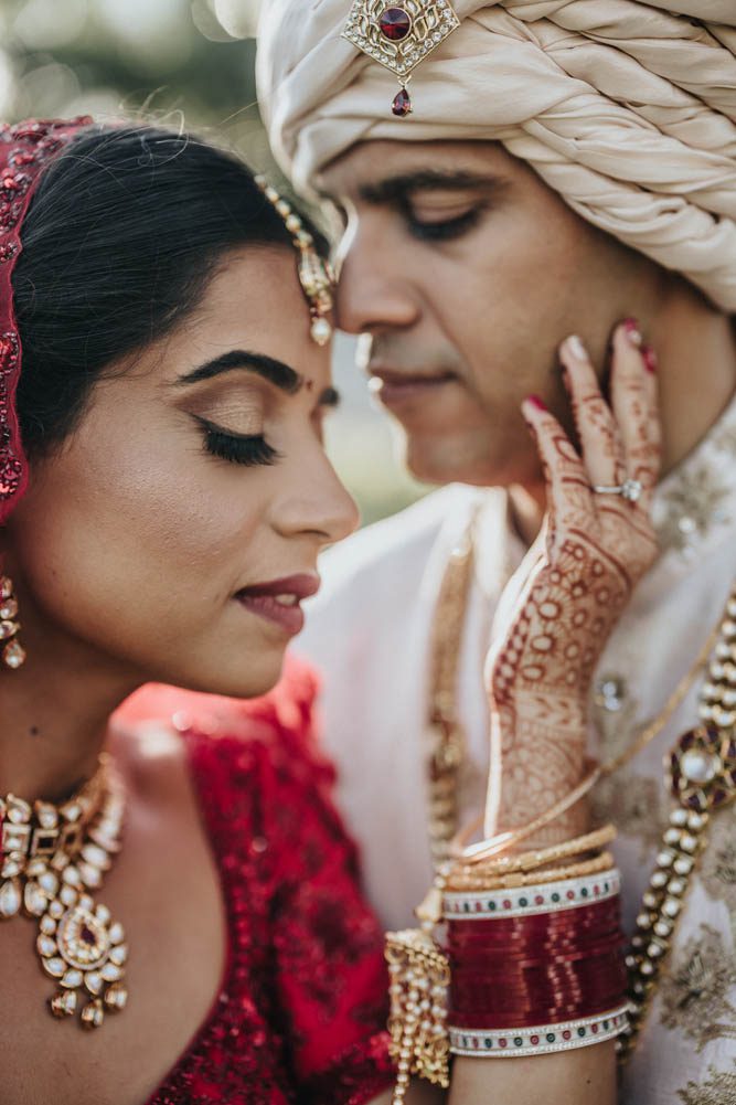 Indian Wedding First Look JW Marriott Resort Cancun 4