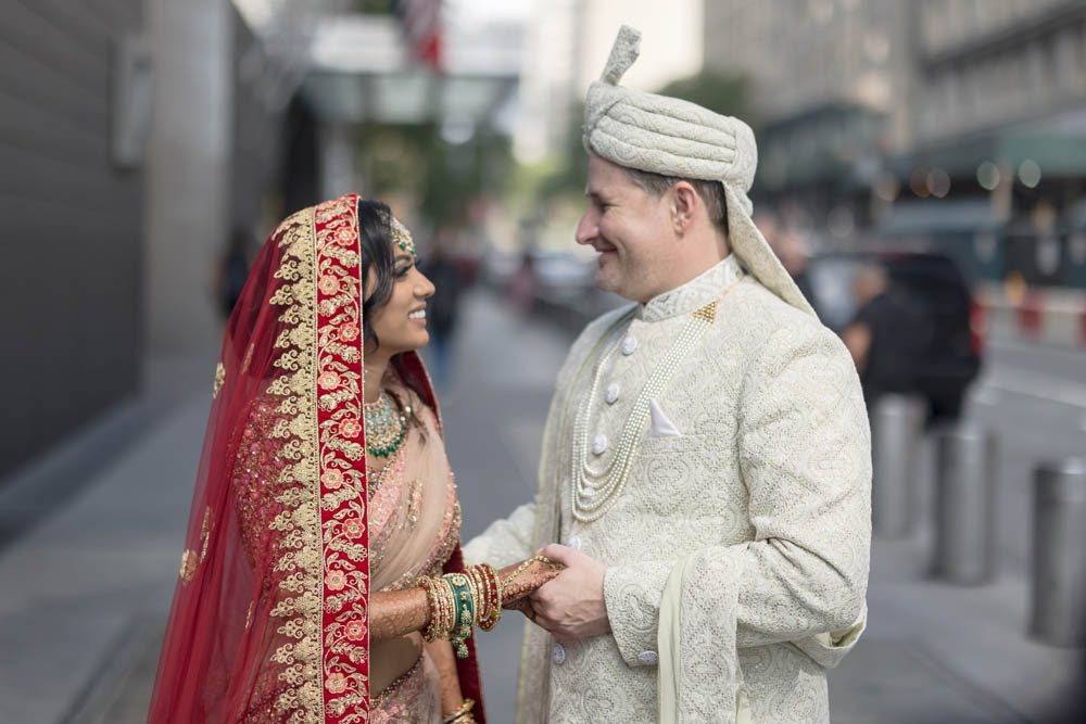 Indian Wedding First Look Mandarin Oriental New York 11