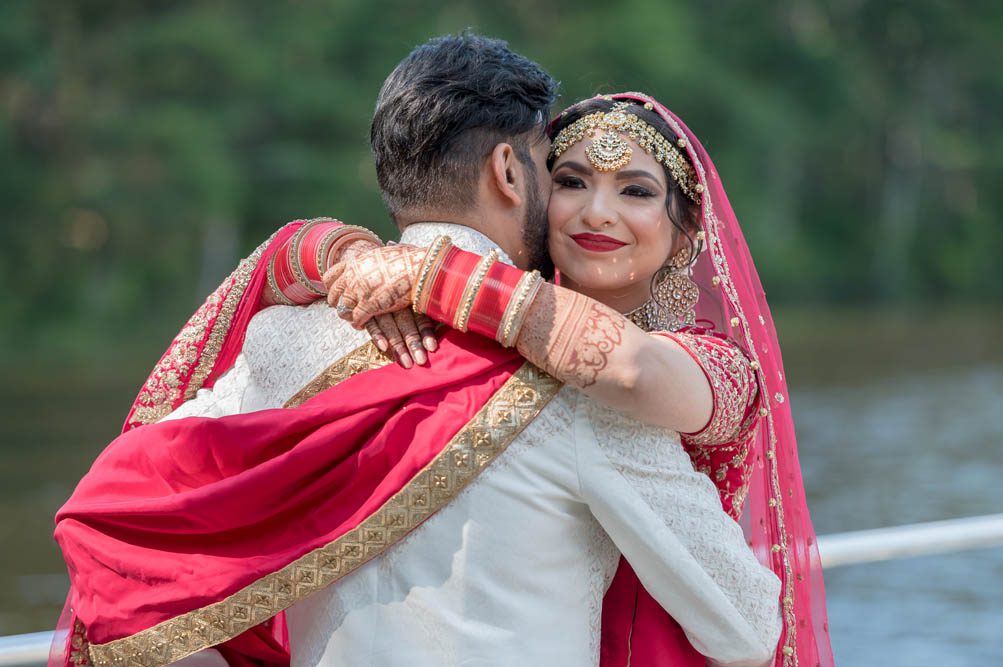 Indian Wedding First Look Sudbury Massachusetts 1