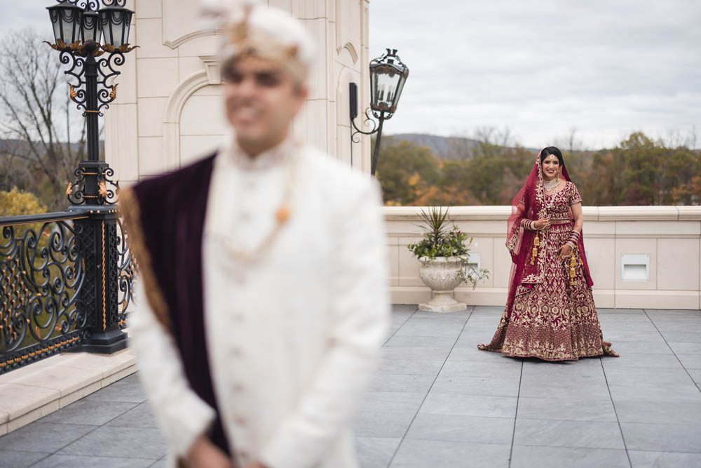 Indian Wedding First Look The Legacy Castle 1