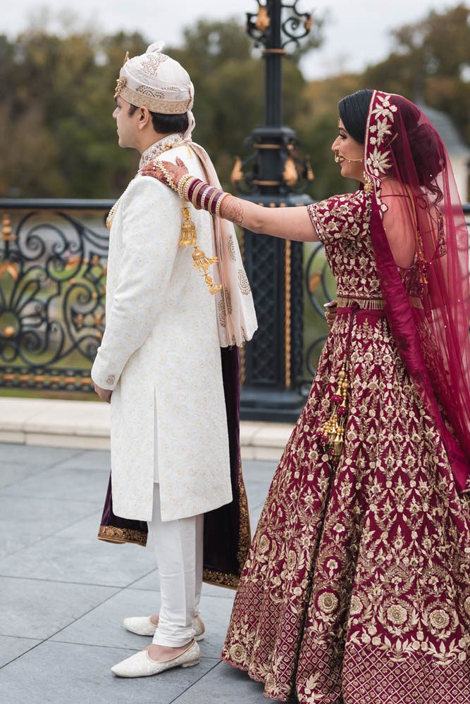 Indian Wedding First Look The Legacy Castle 3