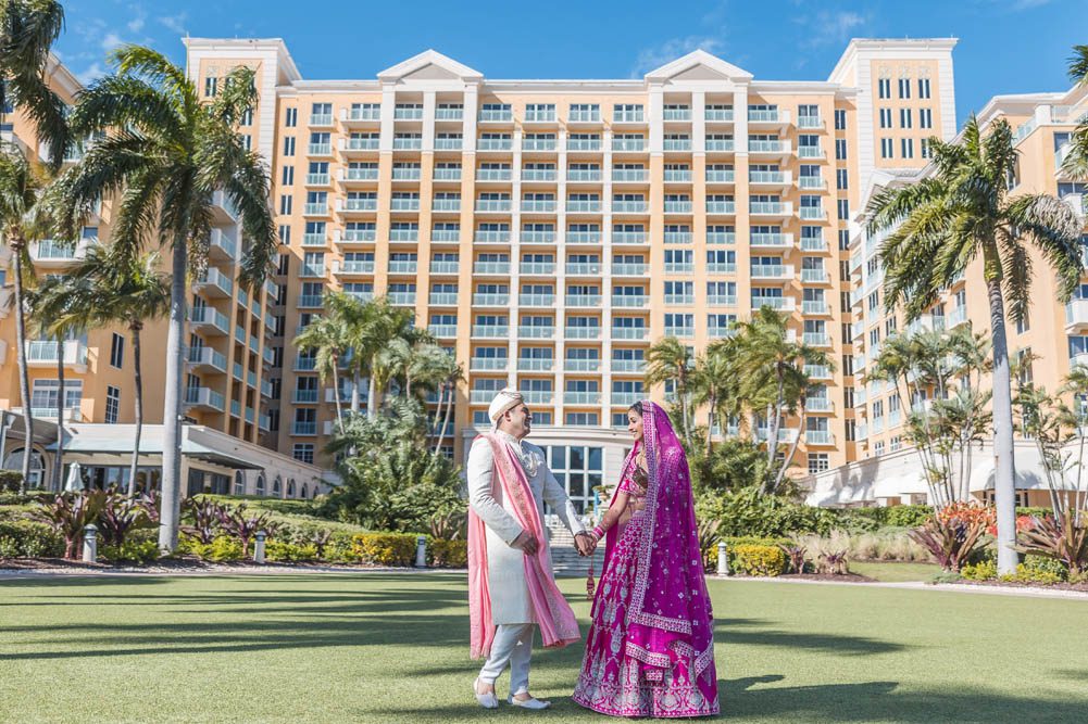 Indian Wedding First Look The Ritz Carlton Key Biscayne Miami 4