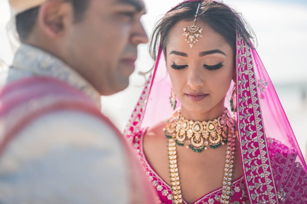 Indian Wedding First Look The Ritz Carlton Key Biscayne Miami 5