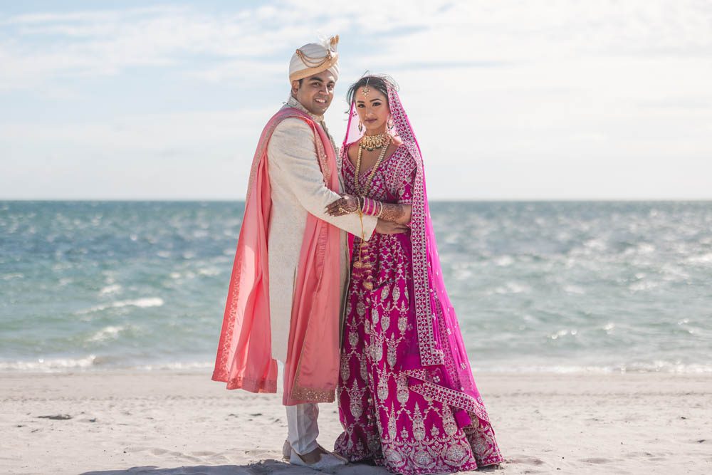 Indian Wedding First Look The Ritz Carlton Key Biscayne Miami 7