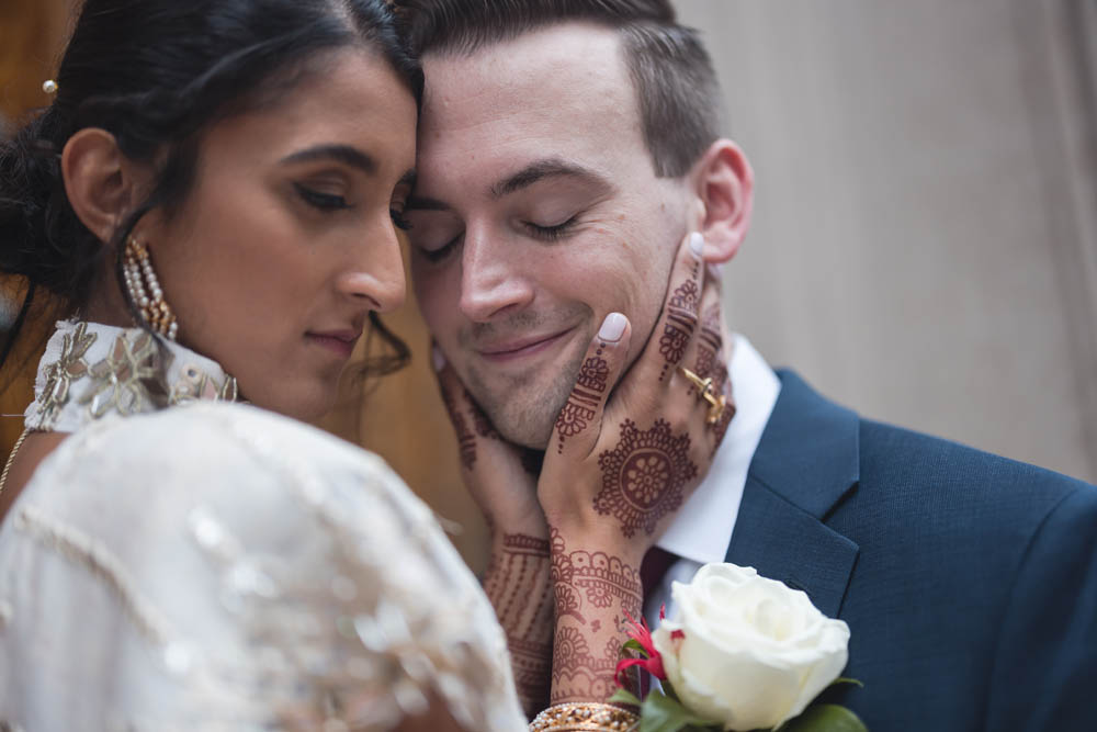 Indian Wedding First Look The Society Room Hartford 3