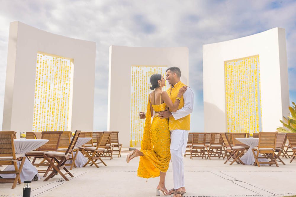 Indian Wedding Haldi Grand Velas Riviera Maya 1