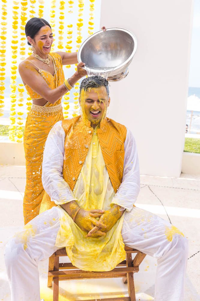 Indian Wedding Haldi Grand Velas Riviera Maya 2