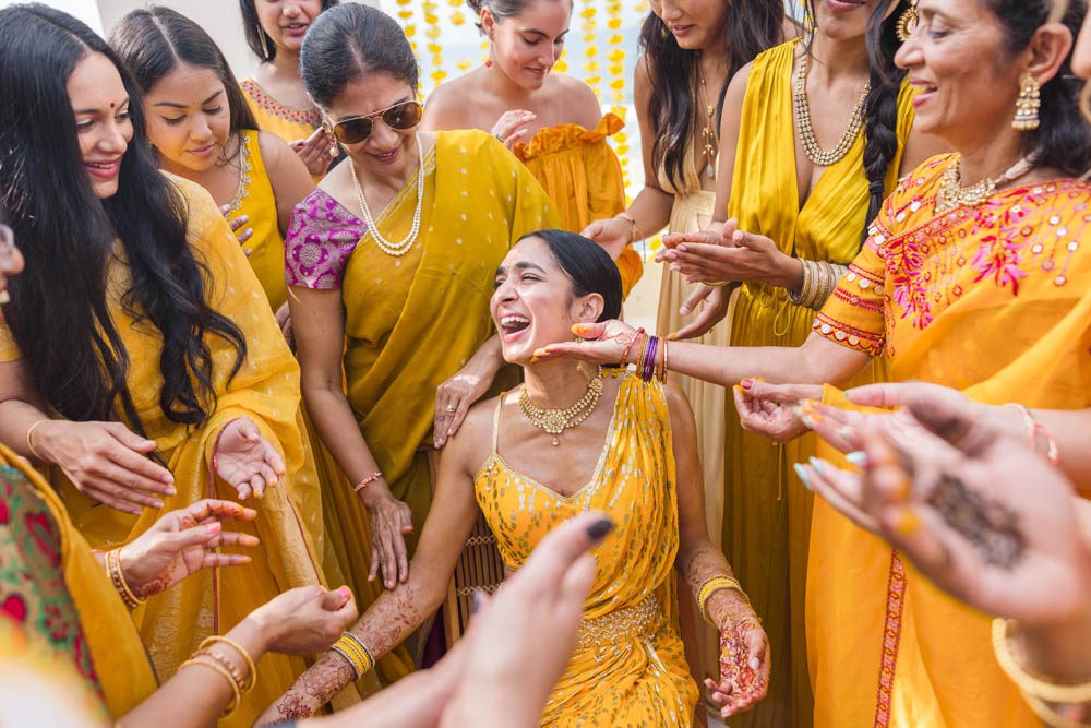 Indian Wedding Haldi Grand Velas Riviera Maya 3