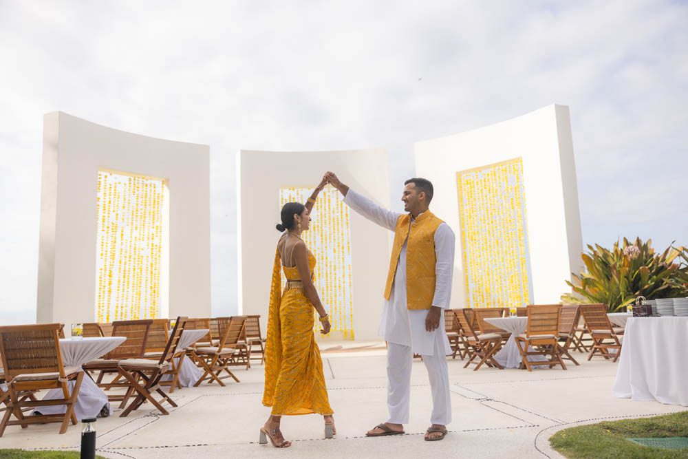 Indian Wedding Haldi Grand Velas Riviera Maya 8