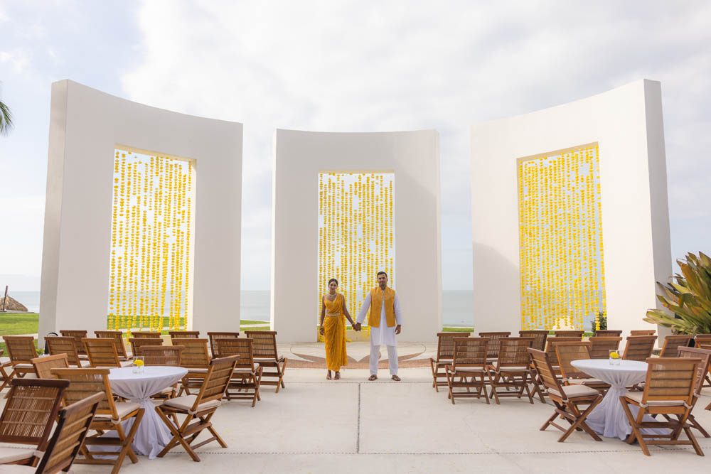 Indian Wedding Haldi Grand Velas Riviera Maya 9