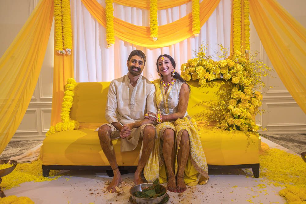 Indian Wedding Haldi PGA National Resort 1