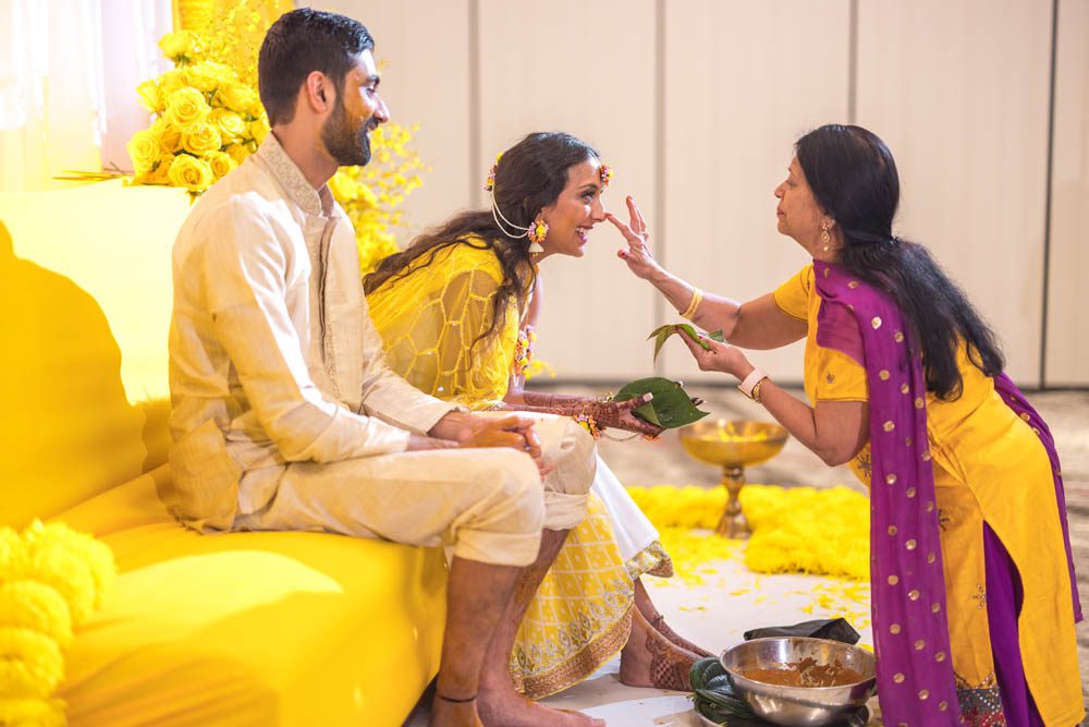 Indian Wedding Haldi PGA National Resort 5