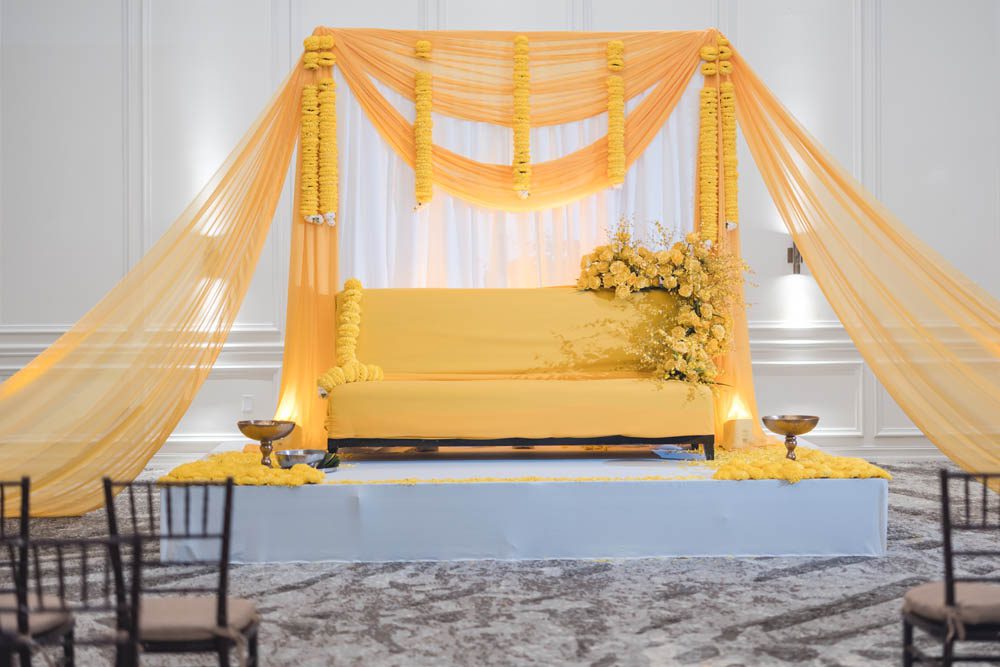 Indian Wedding Haldi PGA National Resort 9