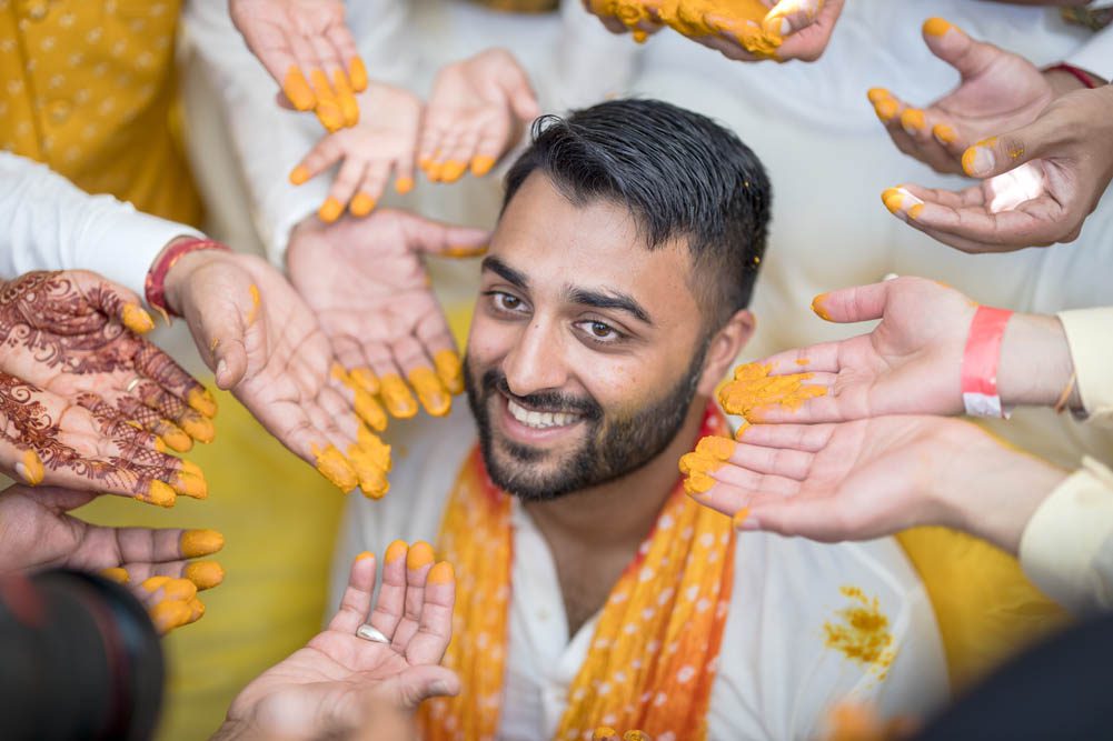 Indian Wedding Haldi Providenciales Turks and Caicos Islands 5