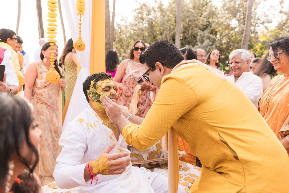 Indian Wedding Haldi The Ritz Carlton Key Biscayne Miami 12