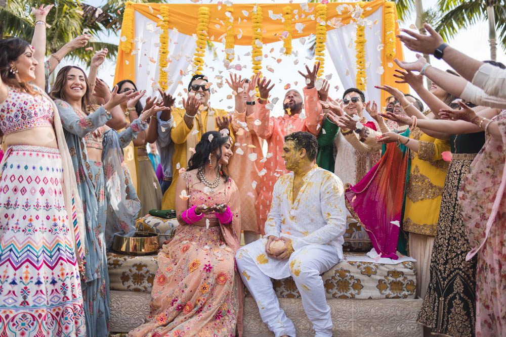 Indian Wedding Haldi The Ritz Carlton Key Biscayne Miami 4