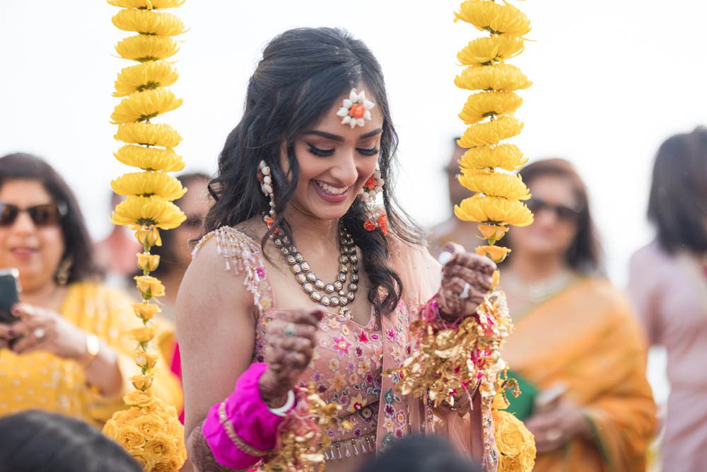 Indian Wedding Haldi The Ritz Carlton Key Biscayne Miami 5