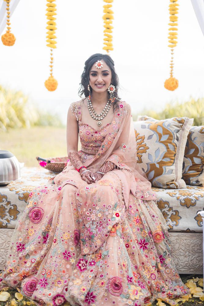 Indian Wedding Haldi The Ritz Carlton Key Biscayne Miami 6