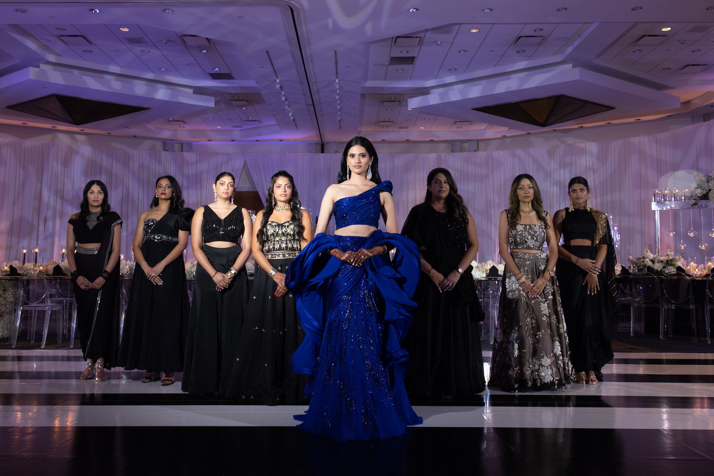 Indian Wedding Hartford Marriott Downtown Bridesmaids P.Taufiq 1