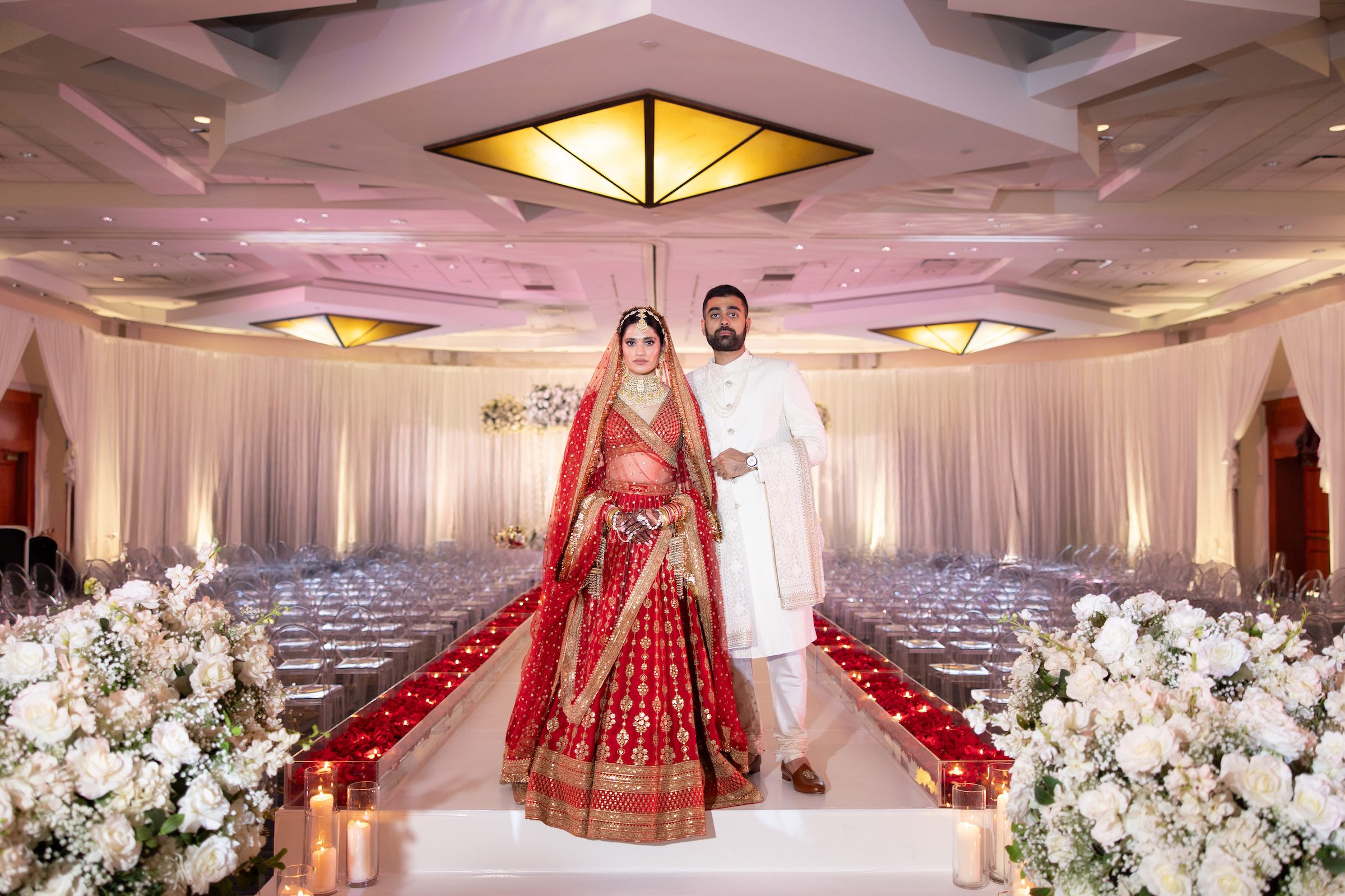 Indian Wedding Hartford Marriott Downtown Couple Entry P.Taufiq 1