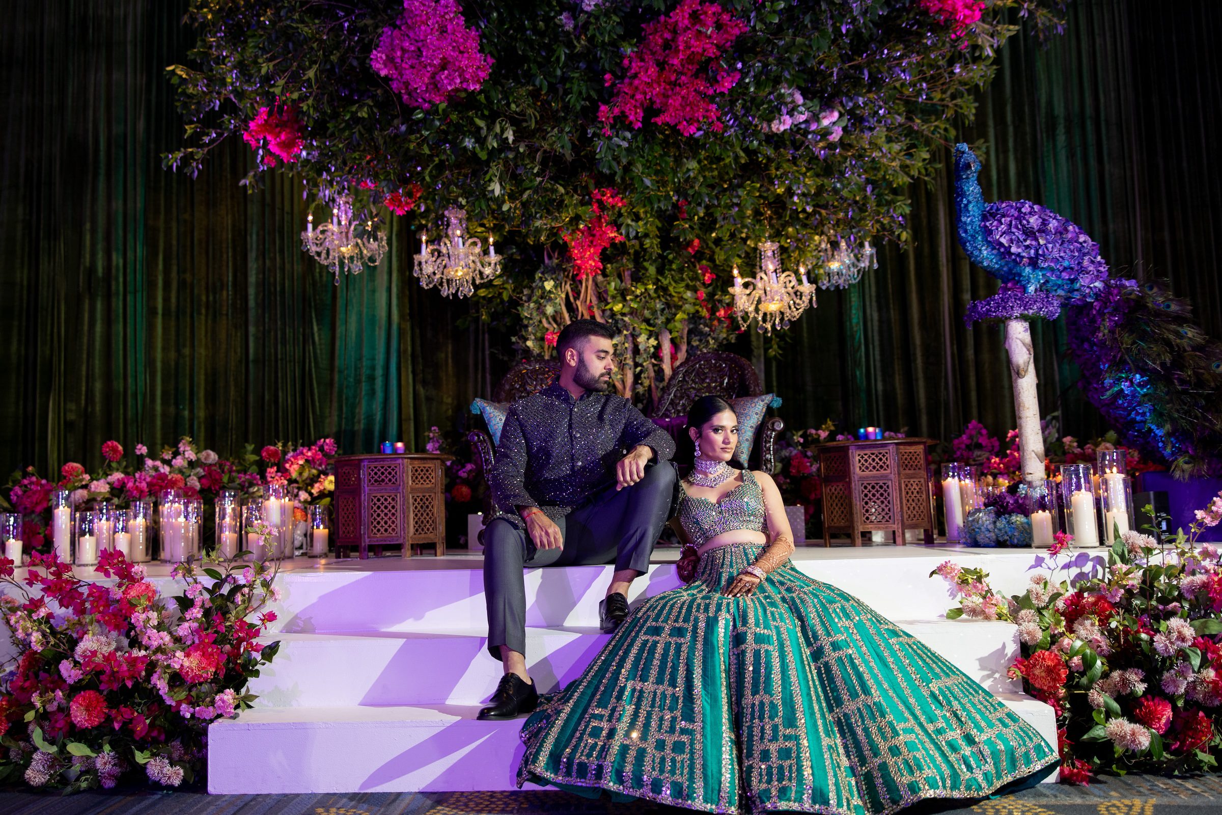 Indian Wedding Hartford Marriott Downtown Couples Potrait P.Taufiq