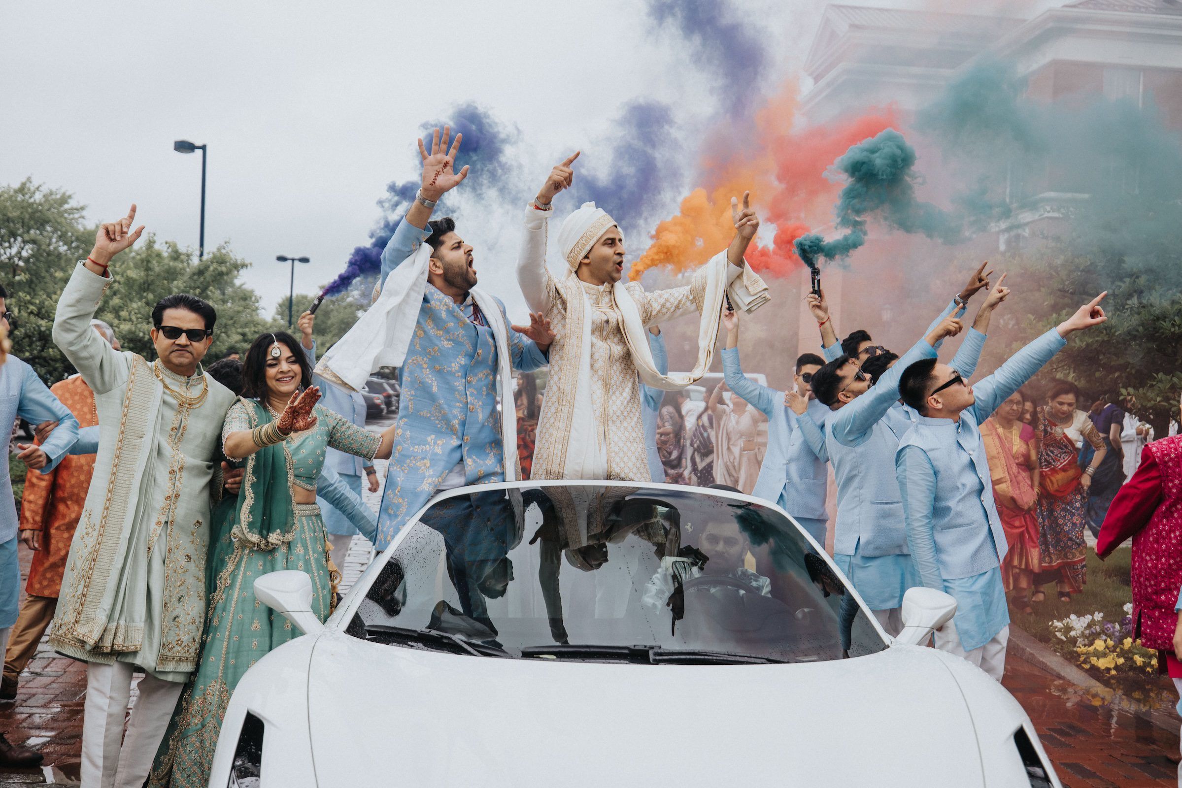 Indian Wedding Hilton Columbus at Easton baraat P.Taufiq