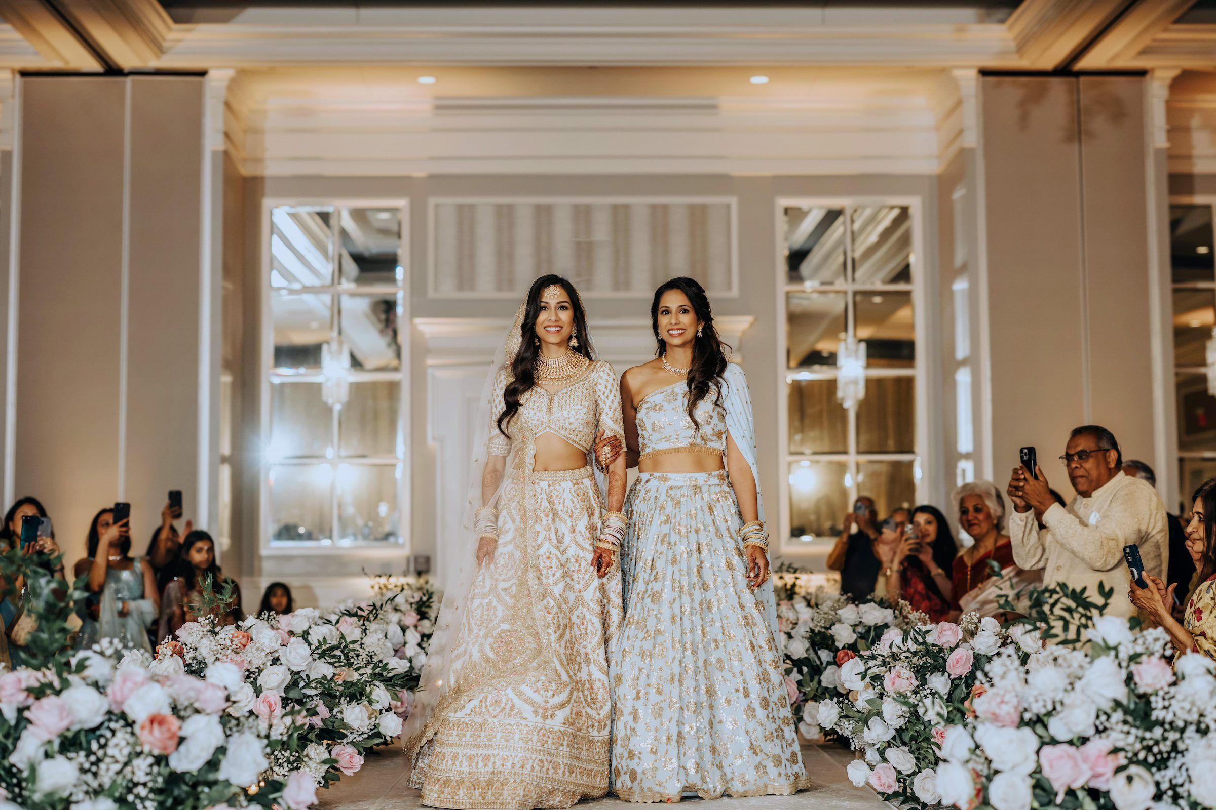 Indian Wedding Hilton Columbus at Easton bride entry P.Taufiq