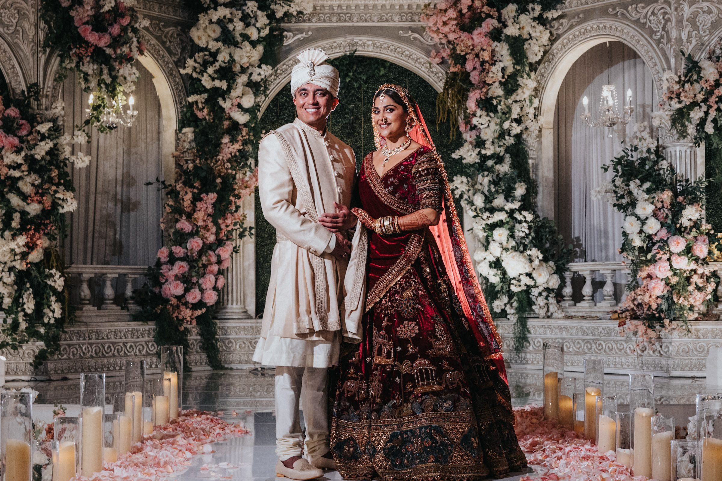 Indian Wedding Newark Liberty International Airport Marriott Mandap P.Taufiq