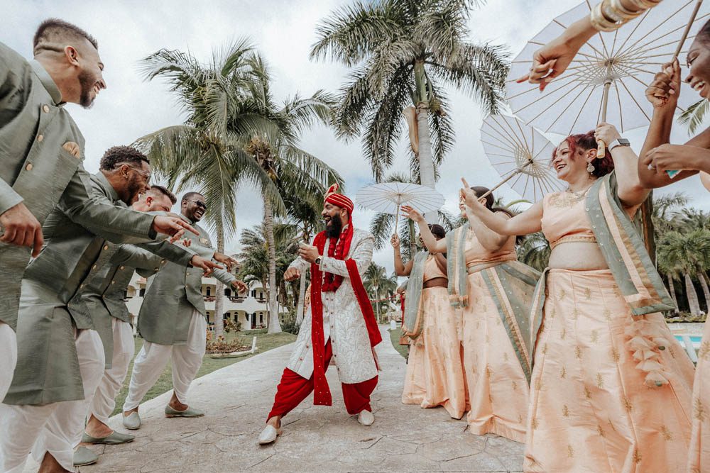 Indian Wedding Photography Baraat Boston PTaufiq Generations Riviera Maya 1