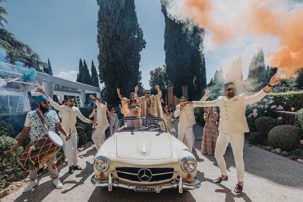Indian Wedding Photography Baraat Boston Ptaufiq Como Castello Del Nero 12