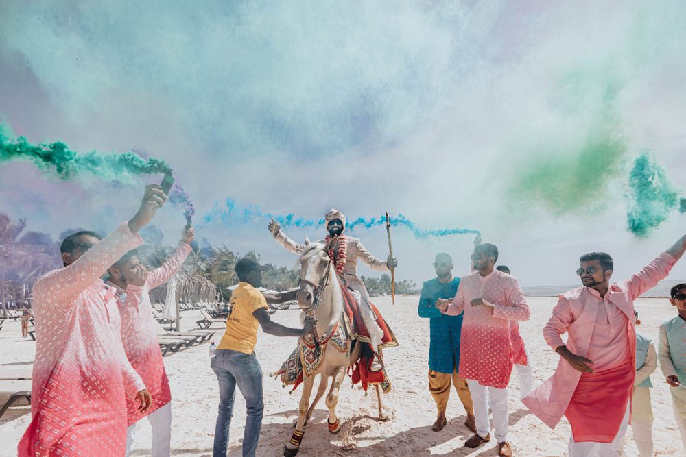 Indian Wedding Photography Baraat Boston Ptaufiq Hyatt Zilara Cap Cana 5