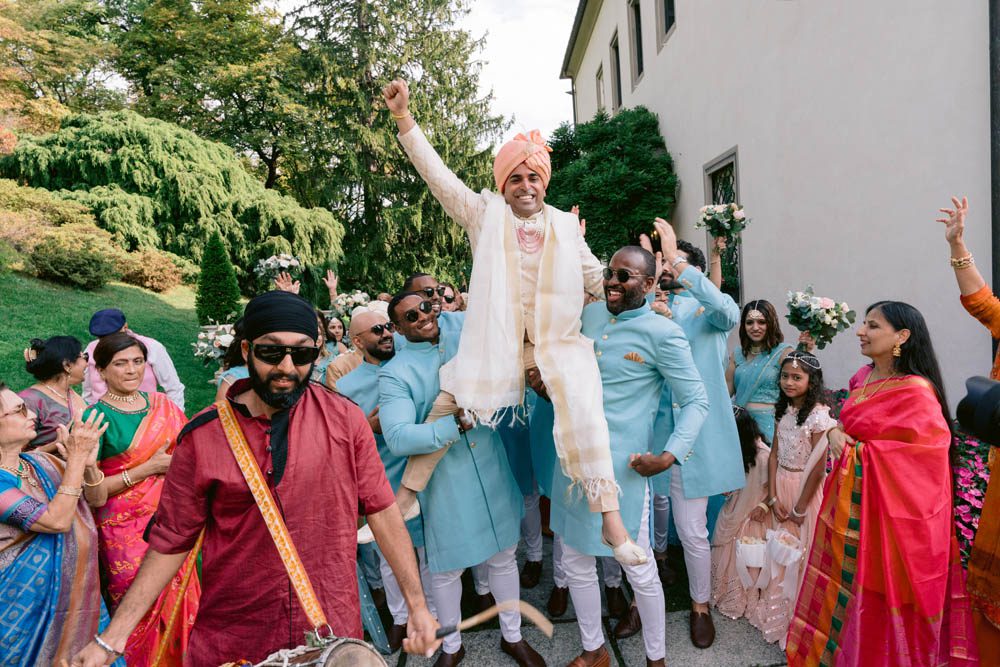 Indian Wedding Photography Baraat Ptaufiq Como Italy 1
