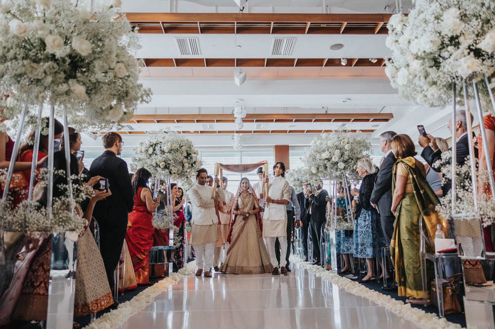 Indian Wedding Photography Ceremony Boston PTaufiq Chelsea Piers New York 5