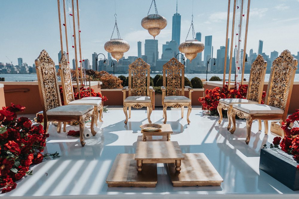 Indian Wedding Photography Ceremony Boston Ptaufiq Hyatt Regency Jersey City 5