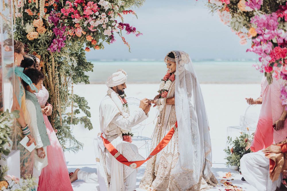 Indian Wedding Photography Ceremony Boston Ptaufiq Hyatt Zilara Cap Cana 2