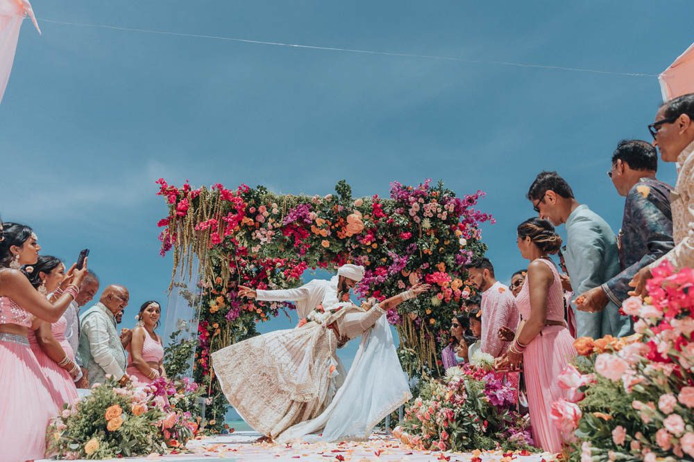 Indian Wedding Photography Ceremony Boston Ptaufiq Hyatt Zilara Cap Cana 9