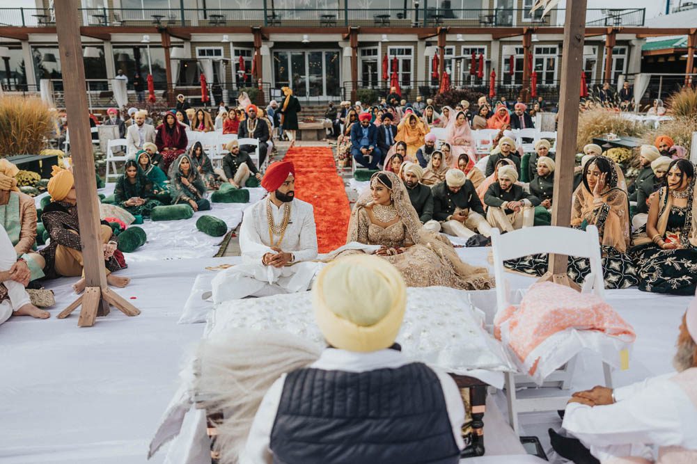 Indian Wedding Photography Ceremony Boston Ptaufiq Liberty House Restaurant and Events 6