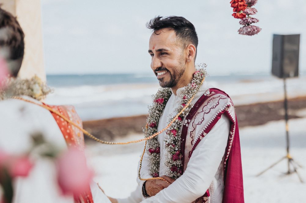 Indian Wedding Photography Ceremony Ptaufiq Destination Tulum Mexico 10