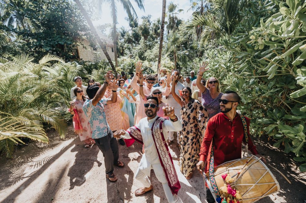 Indian Wedding Photography Ceremony Ptaufiq Destination Tulum Mexico 5
