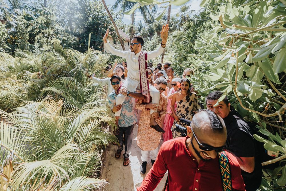 Indian Wedding Photography Ceremony Ptaufiq Destination Tulum Mexico 6