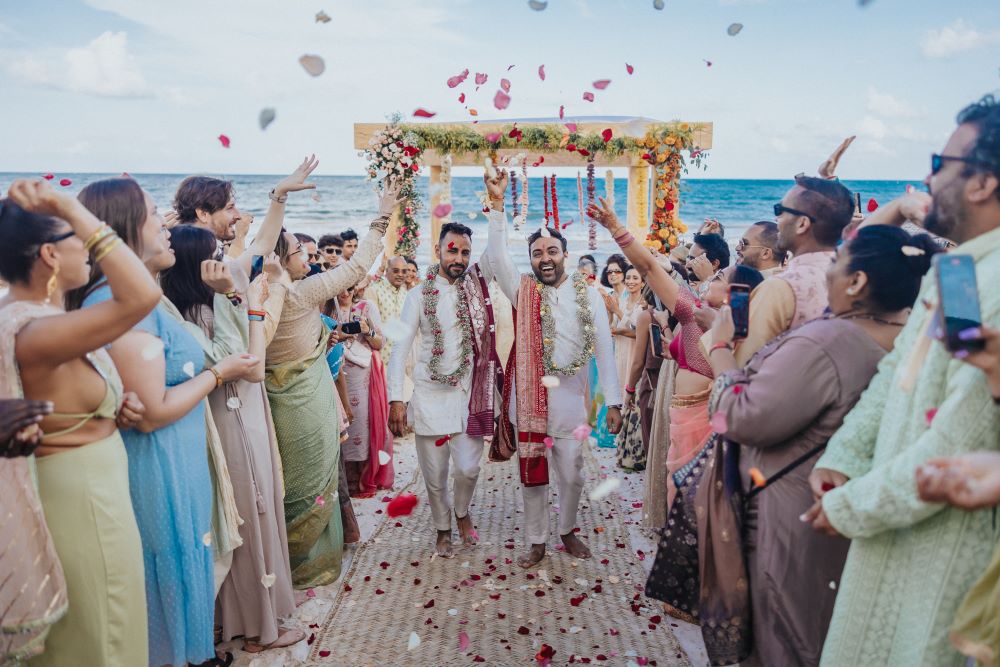 Indian Wedding Photography Ceremony Ptaufiq Destination Tulum Mexico 7