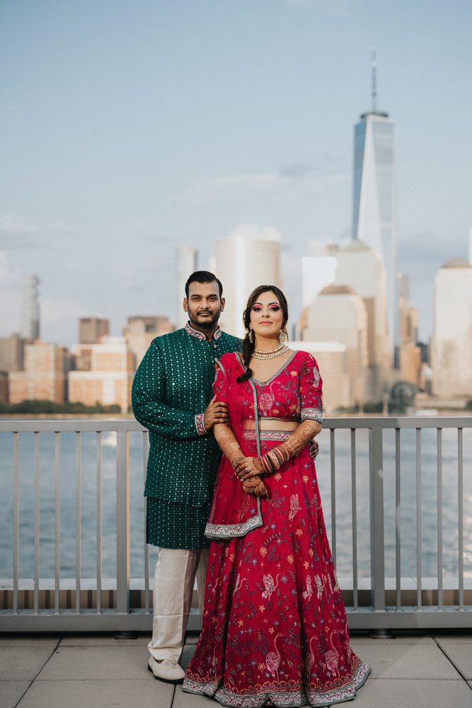 Indian Wedding Photography Couples Portrait Boston Ptaufiq Hyatt Regency Jersey City 2