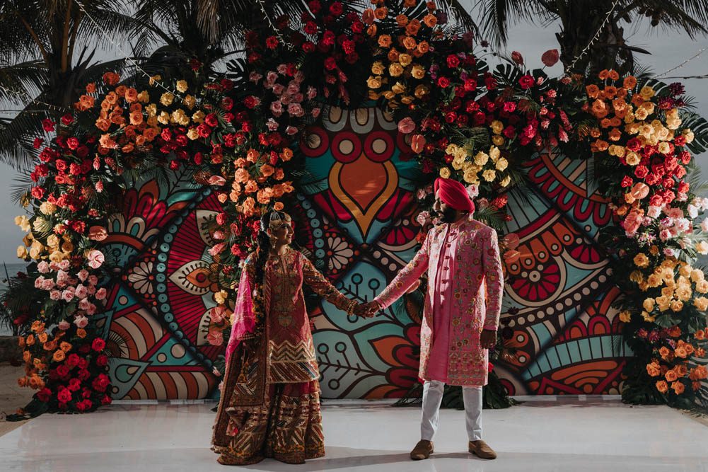 Indian Wedding Photography Couples Portrait Ptaufiq Generations Riviera Maya Cancun 6