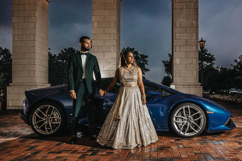 Indian Wedding Photography Couples Portrait Ptaufiq Hilton Columbus at Easton 4