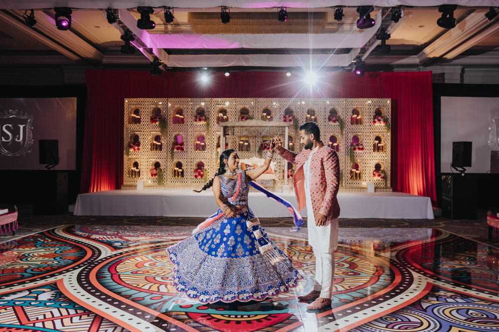Indian Wedding Photography Couples Portrait Ptaufiq Hilton Columbus at Easton 6