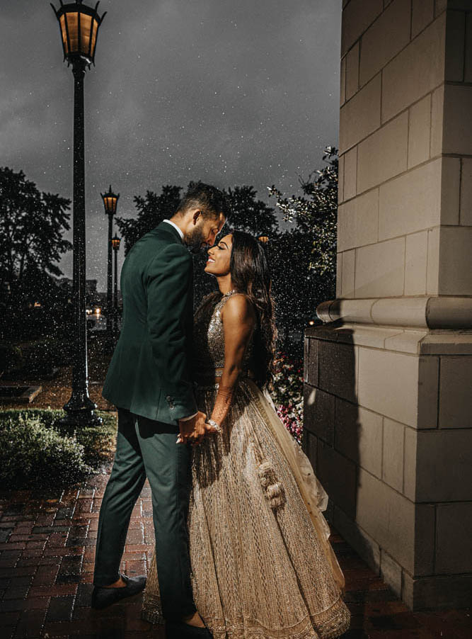 Indian Wedding Photography Couples Portrait Ptaufiq Hilton Columbus at Easton 9