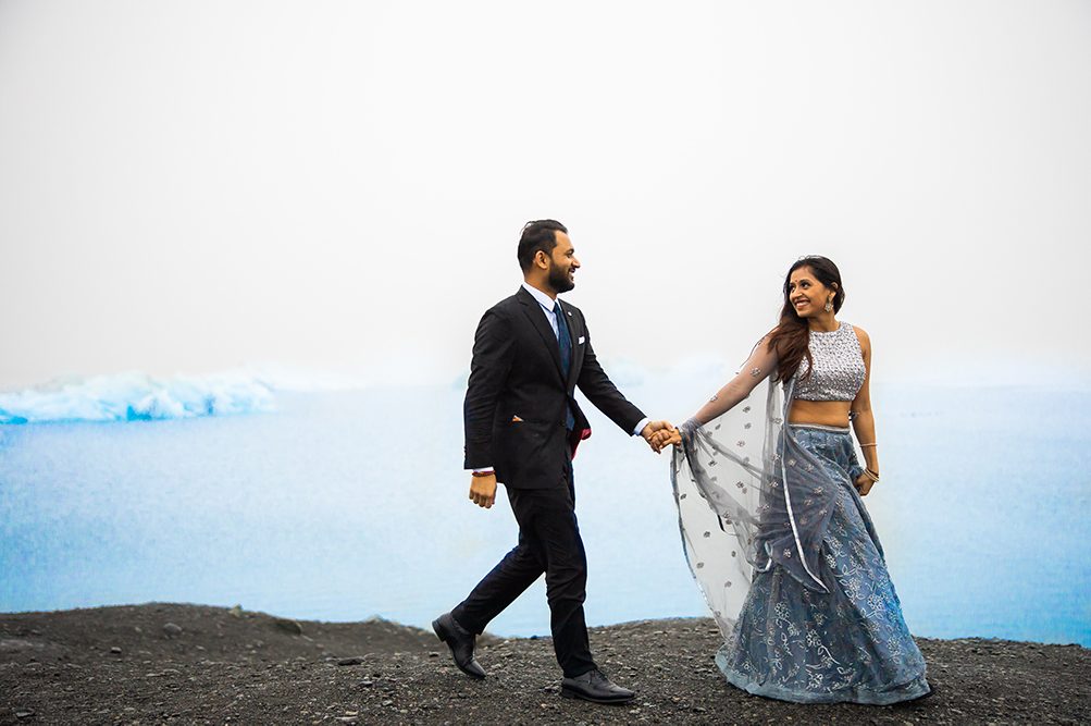 Indian Wedding Photography Destination Wedding Iceland Reynisfjara Beach Engagement 10